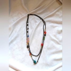 Mixed Materials Necklace